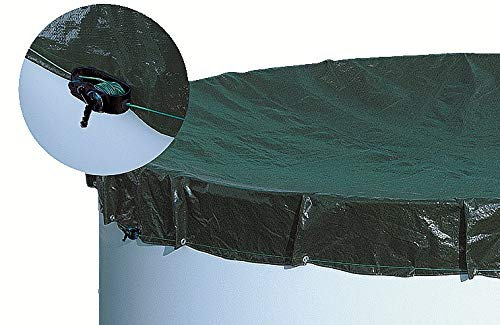 Unbekannt Abdeckplane achtform/ovalform 3,20 m x 6,00 m Schwimmbad Pool Abdeckung