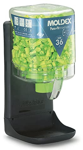 Moldex 772501 SNR36 Pura-Fit liten öronpropp, paket med 250, grön, 14,5 x 14,5 x 23,01 cm
