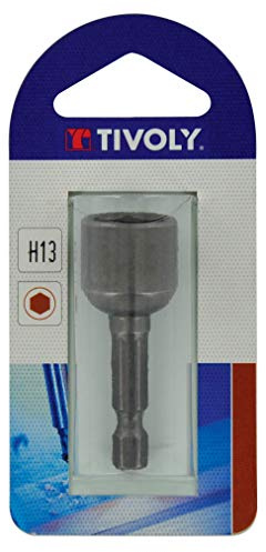 TIVOLY 11501920600 - Tuercas de apriete magnéticas hembra de 6 mm de diámetro, hexagonal, 6,35 mm