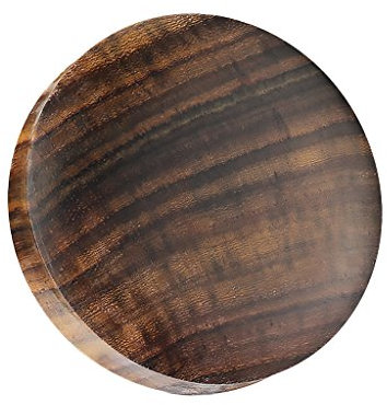 Piercingfaktor Ohr Plug Flesh Tunnel Piercing Ohrpiercing Organic Holz Braun Big Gauge 25mm