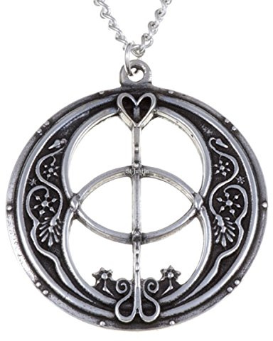 St Justin Pewter Chalice Well Pendant Necklace
