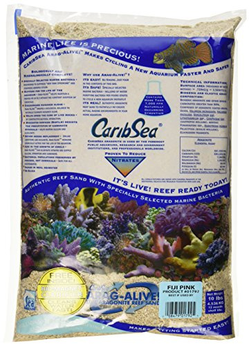 Caribsea Arag-Alive Fiji akvariesand, 4,5 kg, rosa