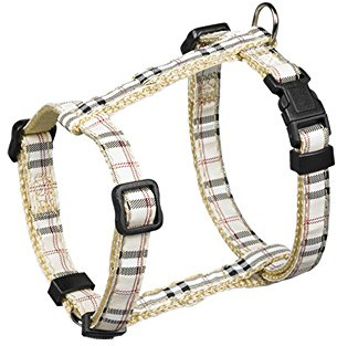 Nobby Geschirr Tartan, beige Brust 20-35 cm, B: 10 mm, 1 Stück
