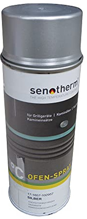 Senotherm Spray silber 400ml Ofenfarbe Ofenspray