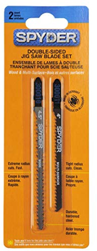 Spyder 300009 Assorted Jigsaw Blade Double Sided Set, 2-Piece