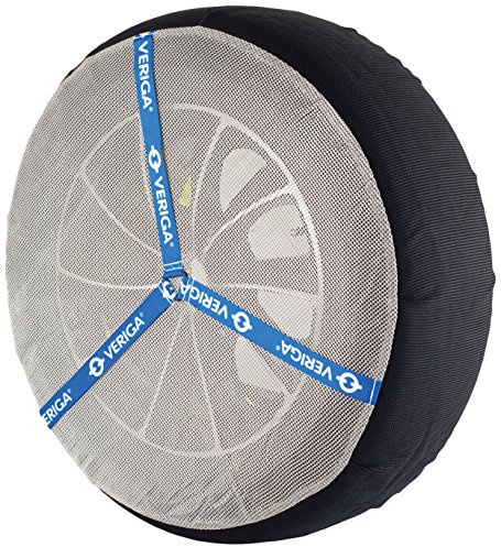 Veriga VCS-93 VERIGA CAR SOCK Textilschneeketten Anfahrhilfe Satz (1 Paar= 2 Stück) Schnellmontage für Auto, Sportwagen, SUV, Elektrofahrzeuge