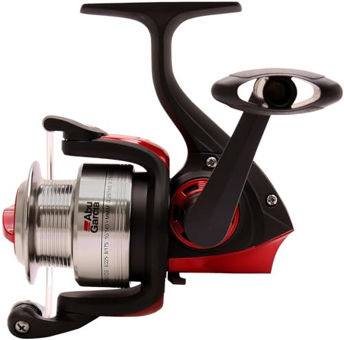 ABU GARCIA 1345013 Cardinal 50 Spinnrollen, Schwarz/Rot