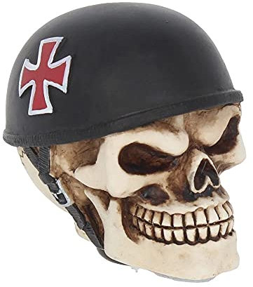 Nemesis Now Pomello del cambio Skull Racer, 8,5 cm, resina, avorio