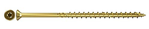 FISCHER 659333 Spanplattenschraube FPF-ST 8,0 x 280 Teilgewinde YZP 50 (50 Stück)