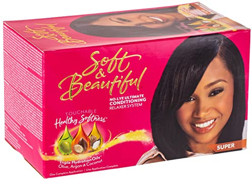 Soft and Beautiful Soft n Beautiful No Lye Conditioning Relaxer 1 Application kit Super