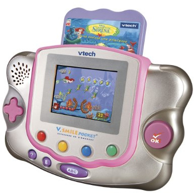 Vtech - 75315 - Console - V. Smile - Pocket Rose + Jeu La Petite Sirène