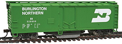 Walthers Reinigungswagen Burlington Northern - Spur HO - Metall - Grün - Reinigungwagen