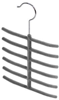 Domopak Living - Gruccia antiscivolo per cravatte e cinture - confezione da 2 - Verde - Taglia unica