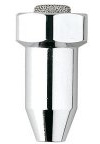 GROHE Entleerungsventil (zur Anordnung zwischen Absperrventil und Brause, gem. Krankenhausregeln, Innengewinde 1/2, langlebig), chrom, 28988000