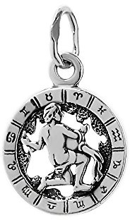 NKlaus 925 Sterlingsilber Kettenanhänger Horoskop Sternzeichen Zodiak