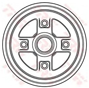 TRW AUTOMOTIVE AFTERMARKET DB4395 Bremstrommel