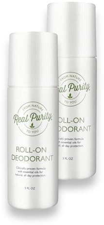 Real Purity, (2 Pack) Roll-On Deodorant