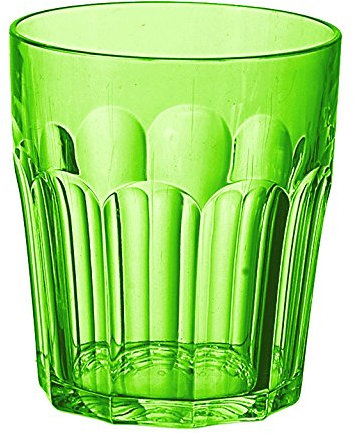 Guzzini Bicchiere Piccolo Happy Hour, Verde Acido, Ø8 x h9 cm