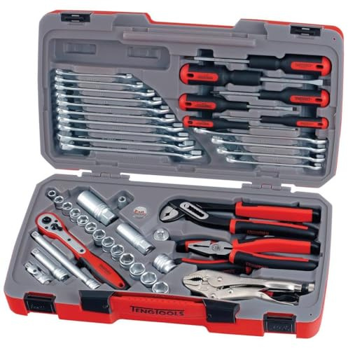 Teng T3848 3/8-Inch Square Drive Socket And Tool Set (48-Piece)