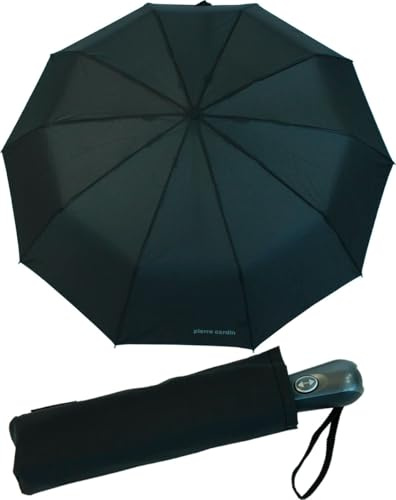 Parapluie noir antivent, pierre cardin.
