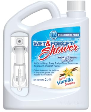 Wet & Forget Shower Cleaner Weekly Application Requires No Scrubbing, Bleach-Free Formula, 64 Ounce (Pack of 1)