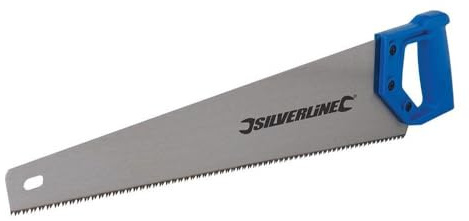 Silverline 598450 Handsäge mit gehärteten Zähnen 500 mm, 7 ZpZ