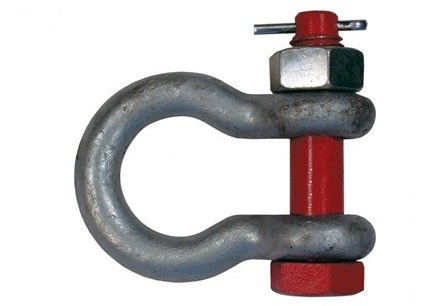 Schäkel Hc2 3,25T 5/8 -60 Mit Mutter Und Splint, 3,2 To Bei 5-Fach