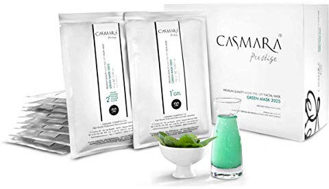 Casmara Premium Quality Algae Peel Off Facial Masks/Green Mask/2025/4.26 Ounce/Mask Gel(3.38 oz)/Mask Powder(0.88 oz) by Casmara