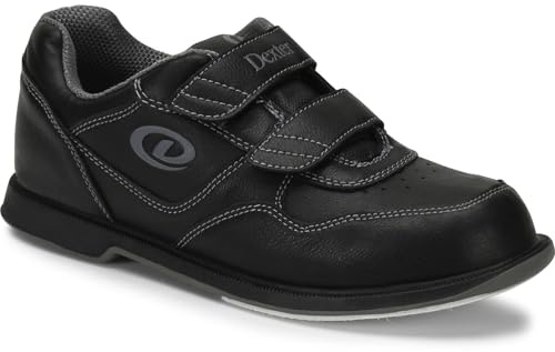 Dexter Men's V-Strap Bowling Shoe Black - Size 10.5