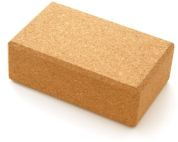 SISSEL® Yoga Block Kork Yogablock Zubehör Gymnastik 7.5x23x12 cm Klotz Yogaklotz