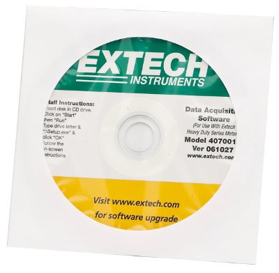Extech Software zur Datenerfassung von Hochleistungs-Messgeräten, 1 Stück, 407001