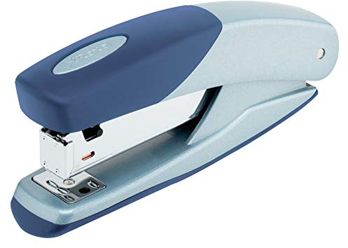 Rexel Torador Full Strip Stapler, 25 Sheet Capacity, Uses 24/6/ and 26/6 Staples, Metal Body, Silver/Blue, 2101203