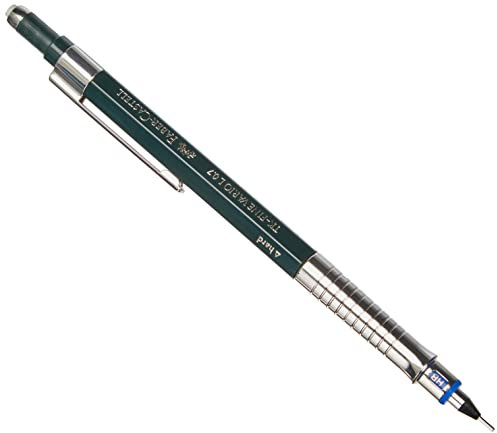 Faber-Castell 135700 - Druckbleistift TK-Fine Vario L 0.7 mm, Grün, Minenbleistift mit Soft/Hart-Mechanik