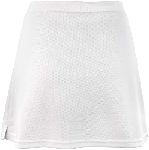 Spiro Dam sportbyxkjol/kort, vindtat, Vit, 42