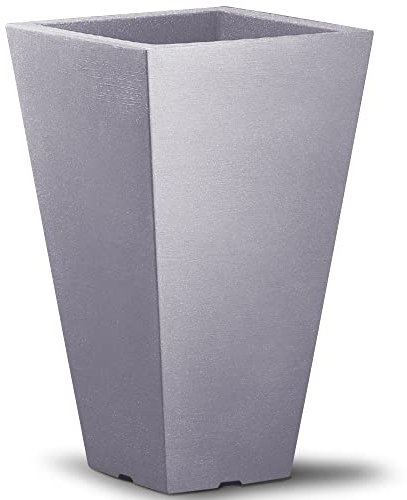 Deuba Fioriera per Piante Cassetta per Fiori Fioriere Tortora 40 L 55x35x35cm Vaso Esterni Decorativo Anti Rottura