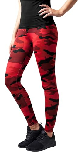 URBAN CLASSICS Leggings para Mujer, Camuflaje, Material Opaco, Elástico y Cómodo, Pantalones Deportivos, Tela Resistente, y Tallas XS, 5XL