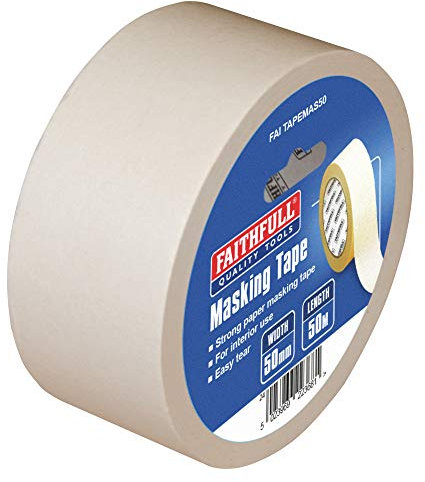 Faithfull FAITAPEMAS50 Masking Tape 50mm x 50M