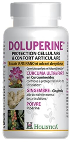 HOLISTICA DOLUPERINE 32cap. – contribue au fonctionnement normal de l’organisme au quotidien, complément alimentaire sous forme de gélules, boîte de 32 gélules et convient à ceux qui privilégient des | Contribue au fonctionnement normal de l'organisme, Usage quotidien