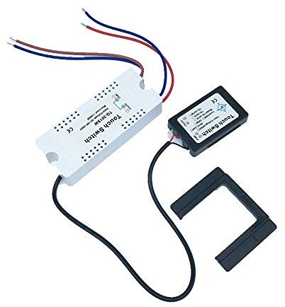 220V ON/off Specchio Isolato Tocco Interruttore per la Luce di Lampada a Risparmio energetico LED