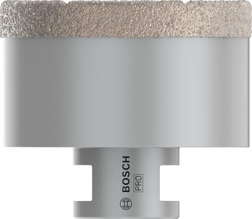 Bosch 1x Corona a secco PRO Ceramic, foro 14 | per Piastrelle, Piastrelle di ceramica dura, Ø 70 mm, Professional Accessorio Smerigliatrice angolare piccola