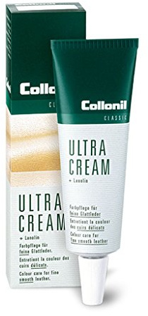 Collonil Ultra Creme, crème d'entretien pour chaussures à la lanoline, 50 ml, 253 Gris clair