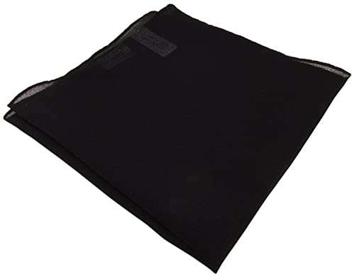TigerTie - feines kleines Chiffon Einstecktuch in Uni einfarbig - Tuch 25 x 25 cm