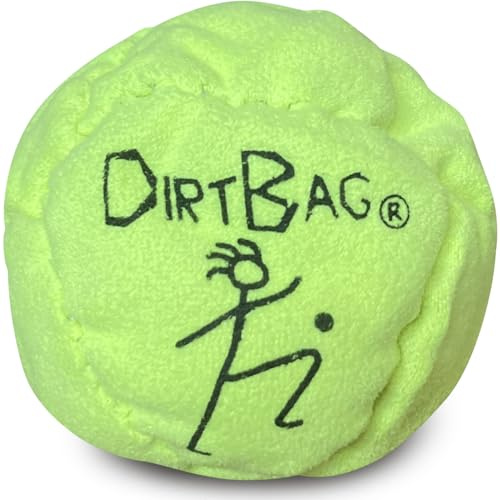 Världsfotväska smutspåse hacky påse footbag, neongul