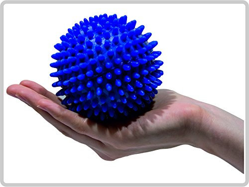 Teckmedi Igelball Igel-Ball Noppenball Massageball, ø 10 cm Farbe: Blau *Top-Qualität*