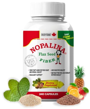 Nopalina Flax Seed Plus Capsules 240 Capsules