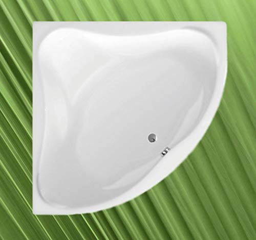 Vasca da bagno DUNJA, 140 x 140 cm, in acrilico, extra profonda, 47 cm