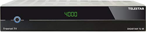 TELESTAR DIGISTAR T2 IR – Ricevitore DVB-T2 & DVB-C (per TV via antenna e via cavo, custodia metallica di alta qualità, USB Mediaplayer)