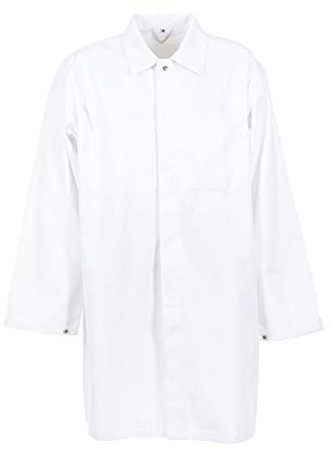 Planam 5360048 Food Herren Berufsmantel, Reinweiß, Größe M