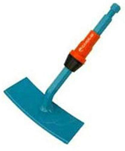 Gardena 3200-20 3200 – 20 Ouverture Schub Edelstahl Hacke – azadas (Ouverture Schub, Edelstahl, rechteckig, Blau, Schwarz/Blau, 1 Stück (S))