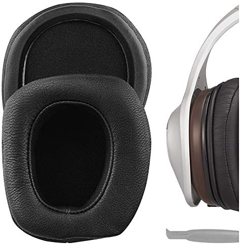 Geekria Elite öronkuddar för fårskinn för DENON AH-D600, AH-D7100 hörlurar öronkuddar, headset öronkudde reparationsdelar (svart)